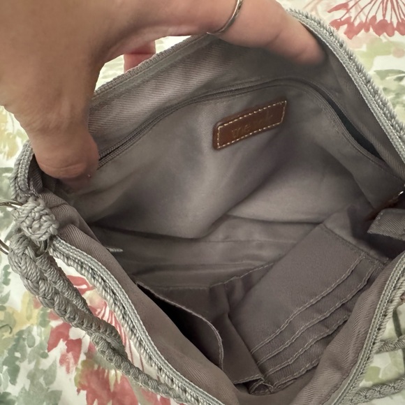 The Sak Striped Crochet Convertible Shoulder Bag - Picture 6 of 9